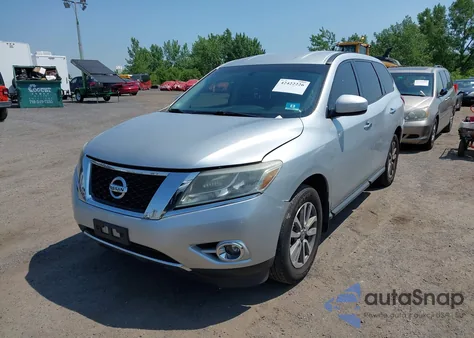 2014 Nissan Pathfinder S from USA, damaged, VIN 5N1AR2MMXEC663371